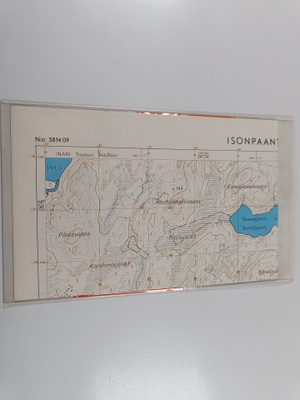 Topografinen kartta 1:20 000, N:o 3814 09 : Isonpaanteenv...