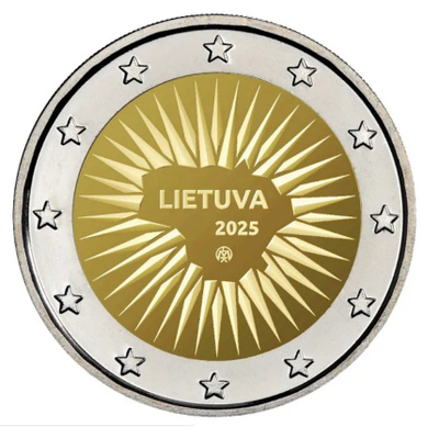 ** LIETTUA 2€ 2025 Puolustus pillerissä **