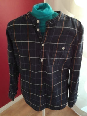 Lindex sininen rudullinen vaarinpaita158cm