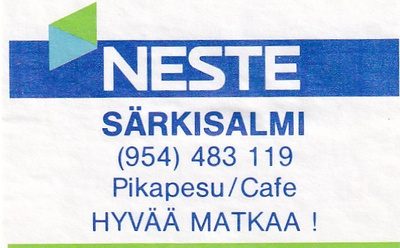Särkisalmi  , NESTE   6/8