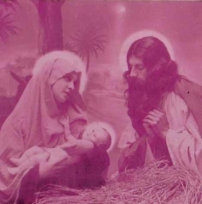 SEIMI / Herkän kaunis Jeesus-lapsi, Maria ja Joosef. 1920-l.