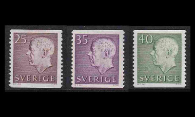 Ruotsi 478-80 ** Gustaf VI (1961)