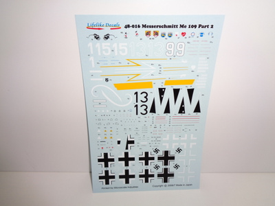 Messerschmitt Me 109 part2  dekaaliarkki  1/48