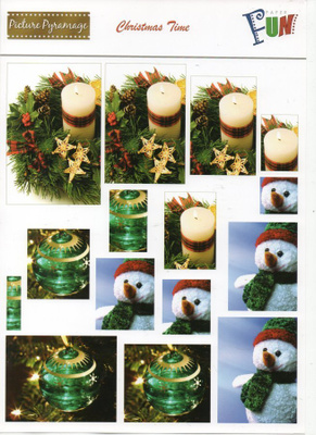 3D "°JOULUN AIKA...CHRISTMAS TIME"° /Picture Pyramid