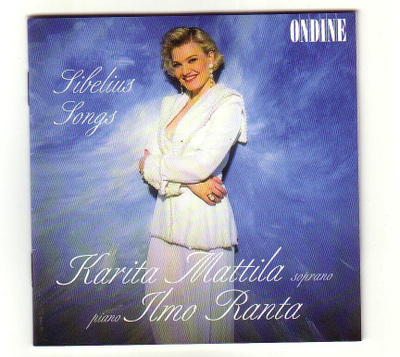 cd, Karita Mattila (sopr) & Ilmo Ranta (p) - Sibelius Songs