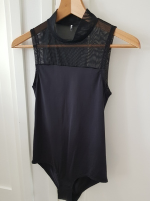 Pieces musta Bodysuit / Body Toppi - koko S