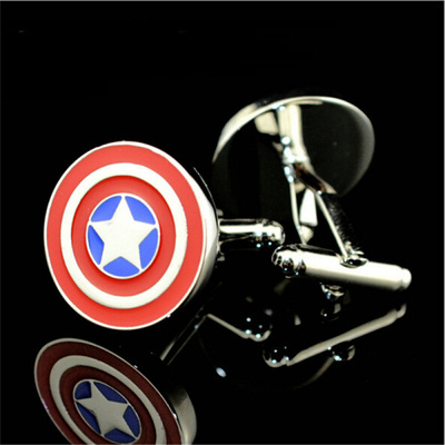 CAPTAIN AMERICA cufflinks - HEAD HUNTER STORE.