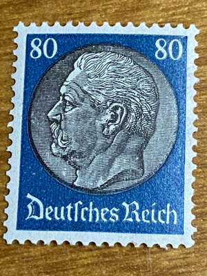 SAKSA REICH PRESIDENTTI HINDENBURG 1934**