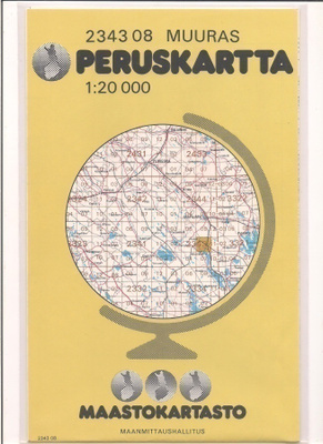 Peruskartta 1:20 000 Muuras