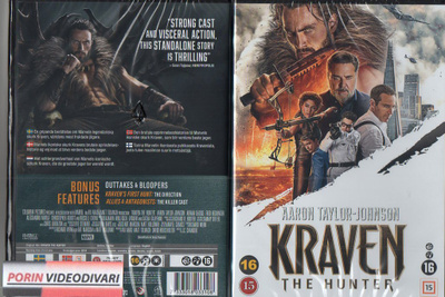 kraven the hunter	(51 362)	UUSI	-FI-	DVD				2024