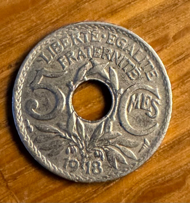 Ranska 5 cmes 1918
