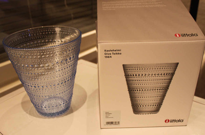 Iittala KASTEHELMI maljakko, vedensininen
