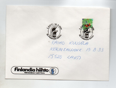 Lahti: Finlandia hiihto (erikoisleima 16.2.1991)