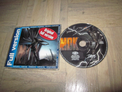 MDK PC 1997 peli CD-ROM vintage vanha tietokone kokoversio