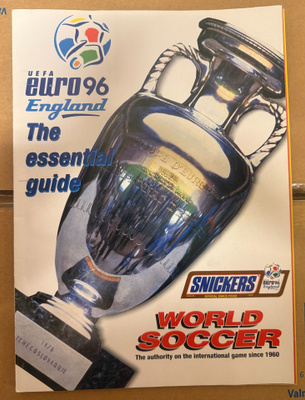 WORLD SOCCER UEFA EURO 96 ENGLAND THE ESSENTIAL GUIDE