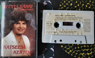 REETTA VÄRRI-KATSEESI KERTOI-kasetti, RTV 184, v.1984 SBC
