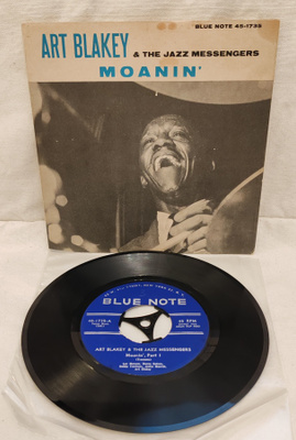 Art Blakey & The Jazz Messengers Moanin', Part I 7"Single
