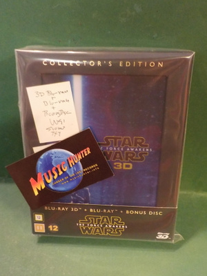 STAR WARS THE FORCE AWAKENS 3D BLU-RAY + BLU-RAY + BONUS (W)
