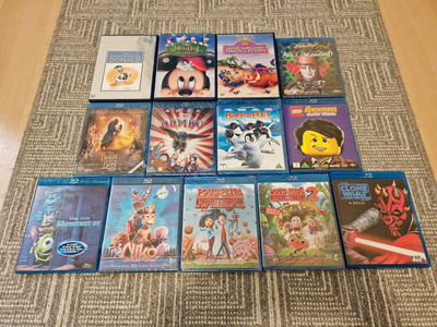 DVD ja Blu-ray elokuvia/sarjoja (13 kpl)