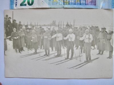 VANHA Valokuva Suojeluskunta Kuopio 1920 Postikorttikoko