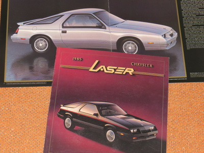 1985 Chrysler Laser esite - ISO - KUIN UUSI
