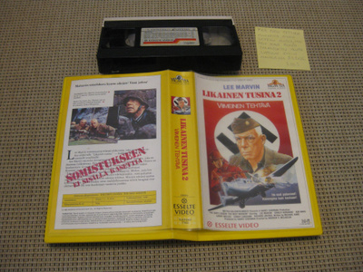Likainen Tusina 2-VHS (FIx, Esselte Video, Lee Marvin, 1985)