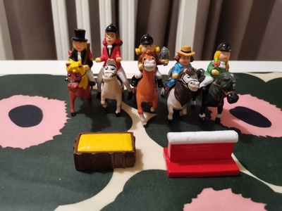 Penny's Pony Club Vintage Figuurilelu Leikkisetti 80-luku