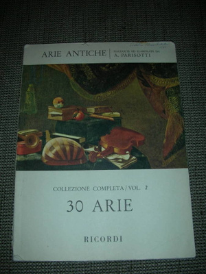 Nuotti 30 arie Ricordi