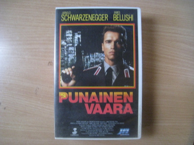 PUNAINEN VAARA (arnold schwarzenegger) VHS/FIX