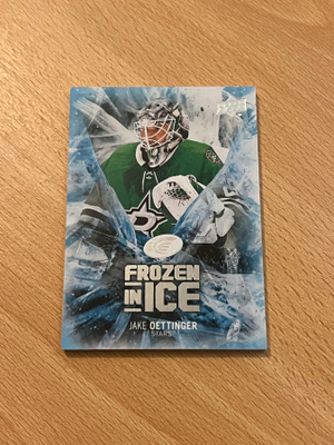2023-24 UD Ice Jake Oettinger Frozen in Ice #FI-40 (AVATTU)