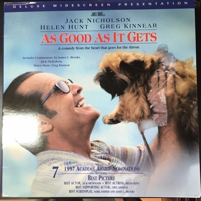 As Good As It Gets LaserDisc