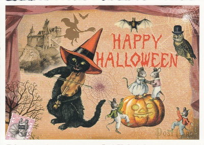 Happy Halloween  (Tausendschön-kortti)