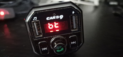 CarB9 Bluetooth handsfree FM-lähetin autoon