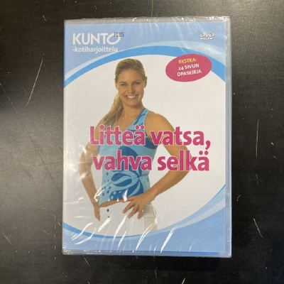 Litteä vatsa, vahva selkä DVD (UUSI)