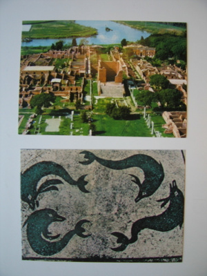 Ostia antica ja Spalato / Split aiheisia postikortteja 6 kpl