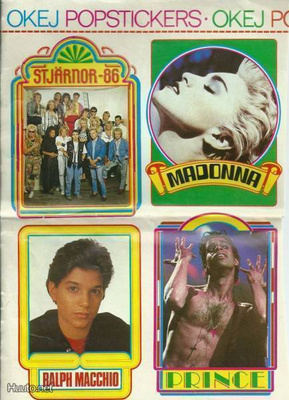 Pop tarrat 1986: Madonna, Prince etc