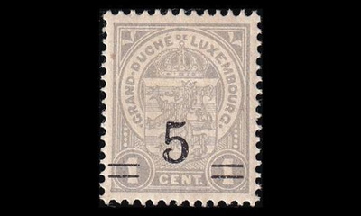 Luxemburg 109 ** Käyttösarja 5/1 C (1915)