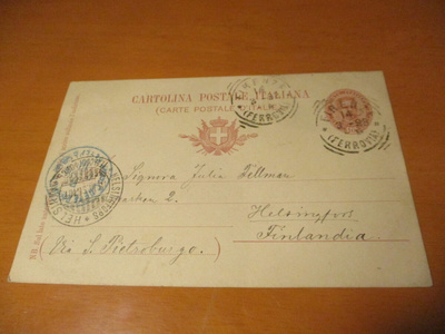 1898 Firenze ehiö Hkiin via Pietari