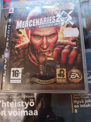 PS3 Mercenaries 2 World In Flames videopeli