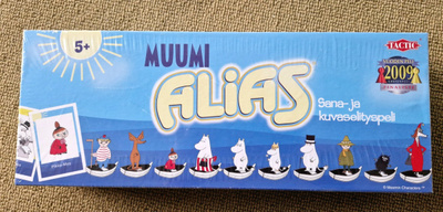 Muumi Alias sana ja kuvaselityspeli . UUSI