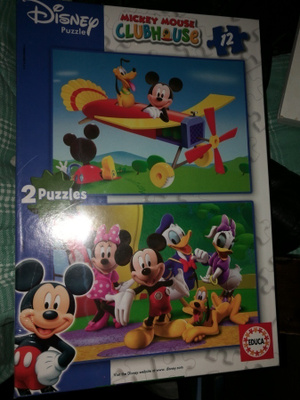Mikki Hiiri Mickey Mouse puzzle 2 kpl palapeli