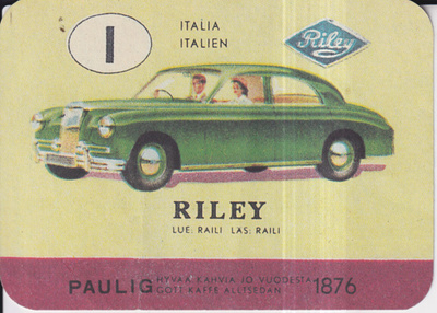 Auto, Riley , Paulig    e102
