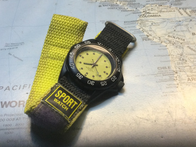 Vaeltajan kello pika lukitus tarralla Sport Watch