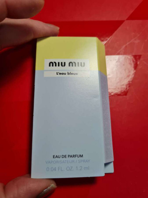 Hajuvesinäyte Miu Miu L'Eau Bleue