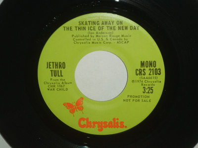 Jethro Tull 7" Skating Away On The Thin Ice .... MONO/STEREO