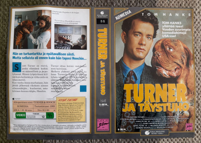VHS KANSILEHTI : TURNER JA TÄYSTUHO / TURNER & HOOCH