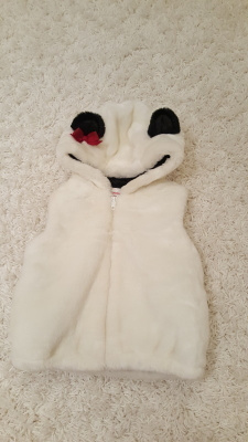 Gymboree Holiday Panda karvaliivi koko 4-5