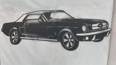 SIISTI FORD MUSTANG, KEVYTMETALLINEN SISUSTUSTAULU