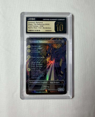Magic the Gathering Summon: Bahamut CGC Pristine 10