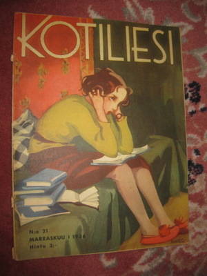 Kotiliesi marraskuu I 1936 : kansi Martta Wendelin